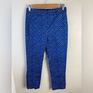 Weekend Max Mara FITW13 Stretch Slim-Fit Cigarette ankle Pants Size 4 floral